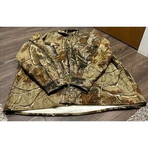 Men’s RedHead Heavyweight Fleece Camo Top. Long Sleeve. Button-Up